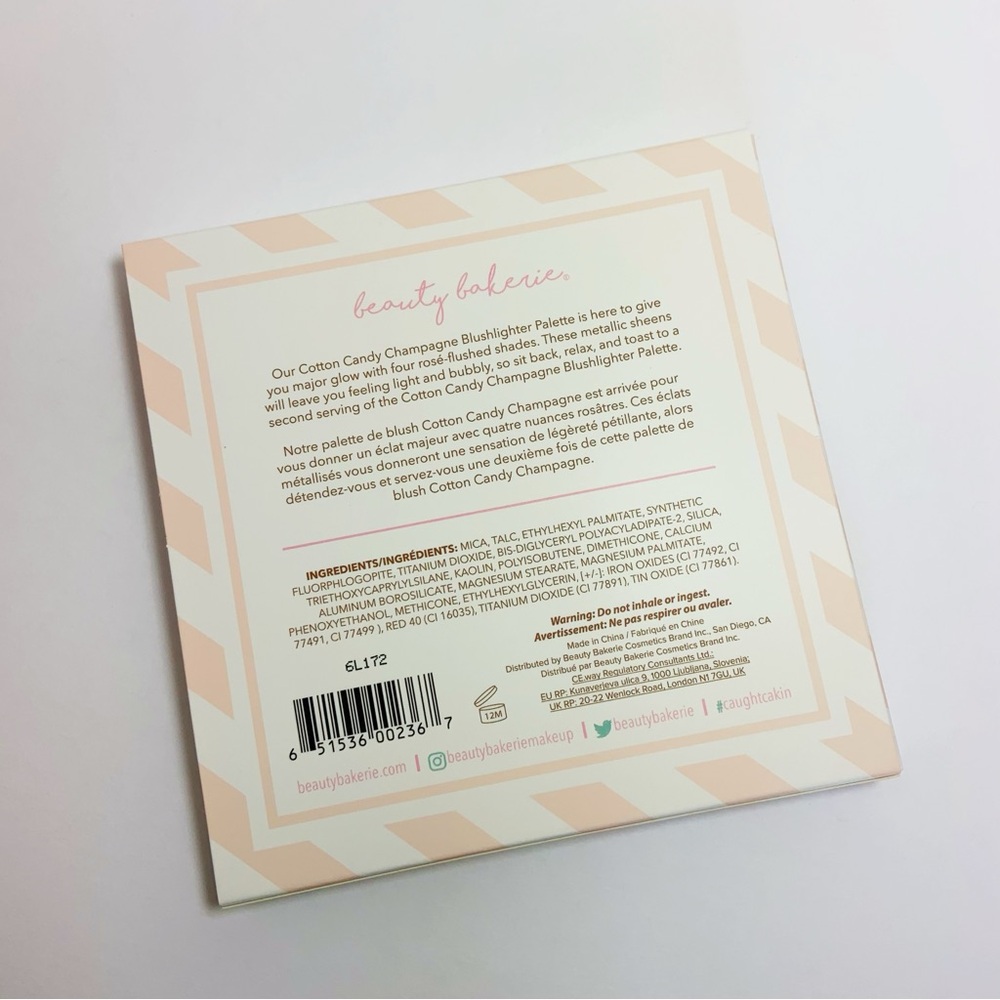 Beauty Bakery Cotton Candy Champagne Blushlighter Palette - Picture 3 of 6